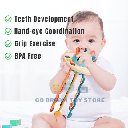 UFO Silicone Pulling Toy 2