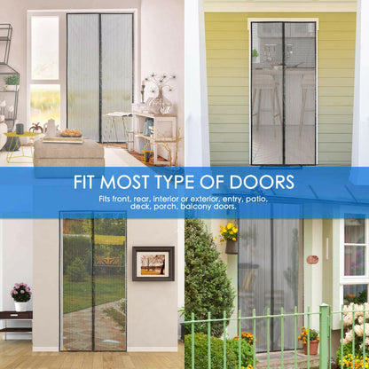 Magnetic Self Sealing Heavy Duty Screen Door 3