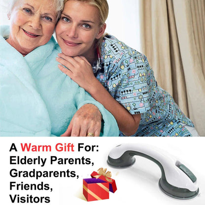 (2PCs) Shower & Bathroom Safety Suction Grip Support Handle 3