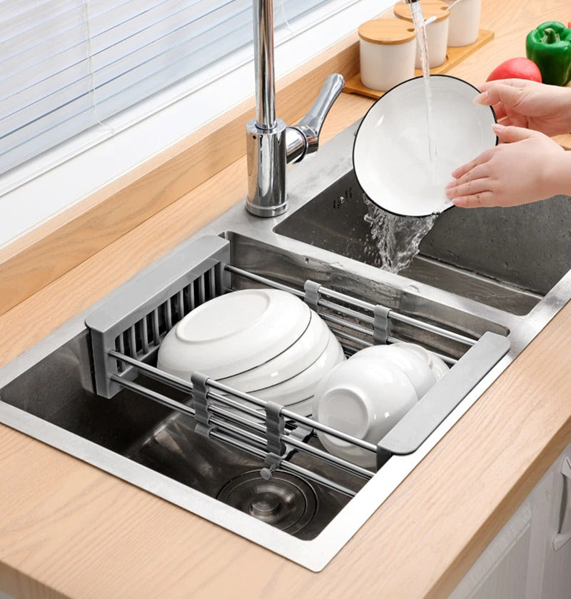 Extendable kitchen sink drain basket 3