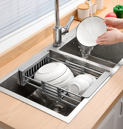 Extendable kitchen sink drain basket 3