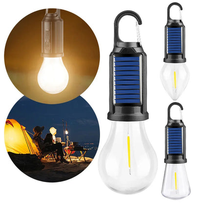 Solar Rechargeable Hooked Camping Light 3