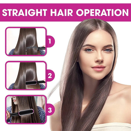 Silky Hair  Negative Ion Straightener Styling Comb 3