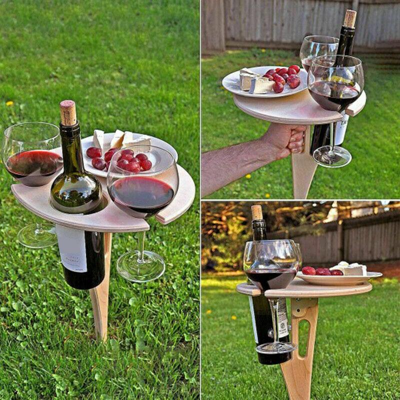 Outdoor Folding Wine Table 3