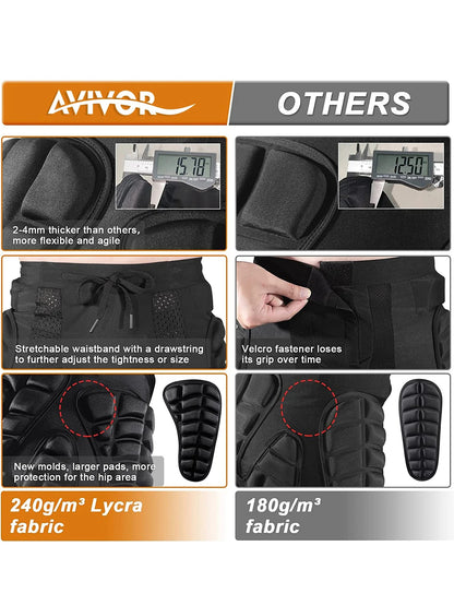 Snowboard And Ski Impact Shorts 3