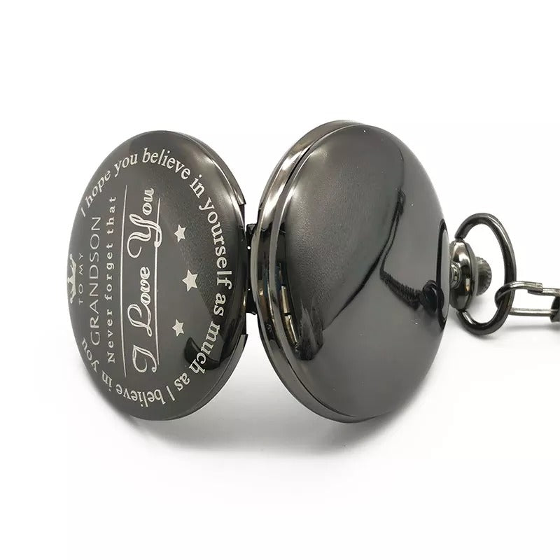 To My Grandson Pocket Watch 3