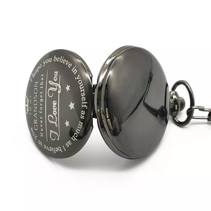 To My Grandson Pocket Watch 3