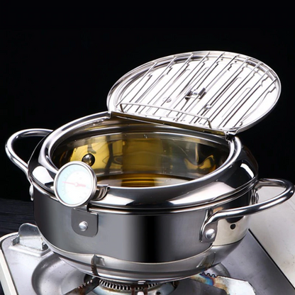 Japanese Style Deep Frying Pot Temperature Control 3