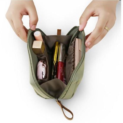 Cosmetic Bag Solid Color Korean Style Makeup Pouch 3