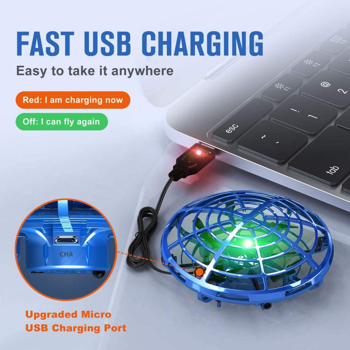 Mini Helicopter UFO RC Drone 3
