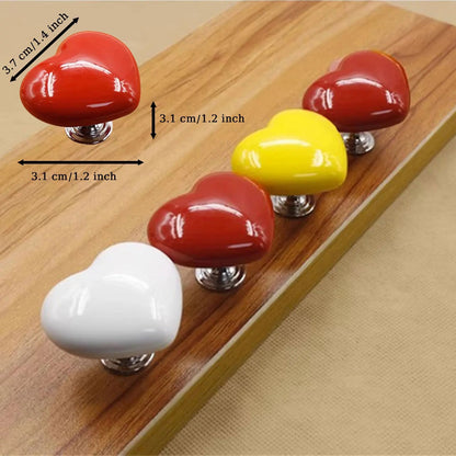Heart-Shaped Toilet Flush Button Cover 3