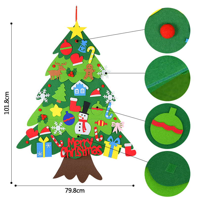 DIY Felt Christmas Trees 3
