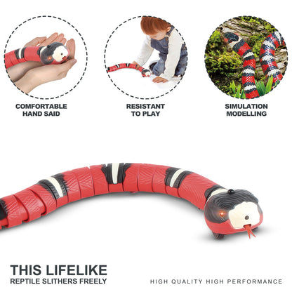 Smart Sensing Snake interactive Rechargeable Cat Toy 3