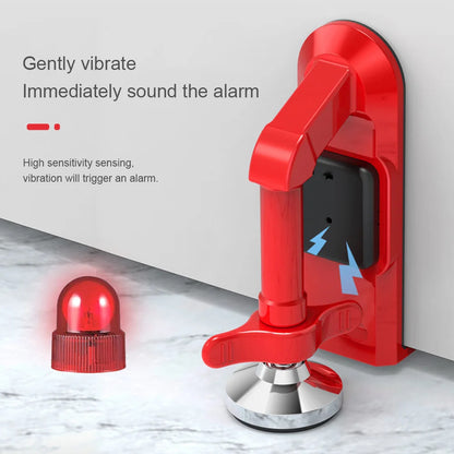 Portable Door Stop Alarm – Extra Security for Hotel, Apartment & Bedroom with Removable Jammer Base 3