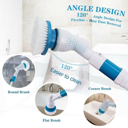 Power Cleaning Scrubber With Extension Handle 3