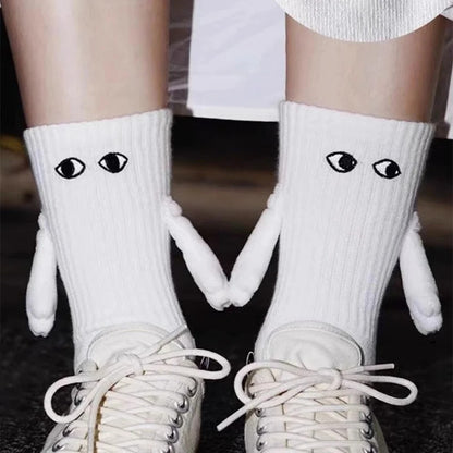 Funny Couple Magnetic Holding Hands Socks 3