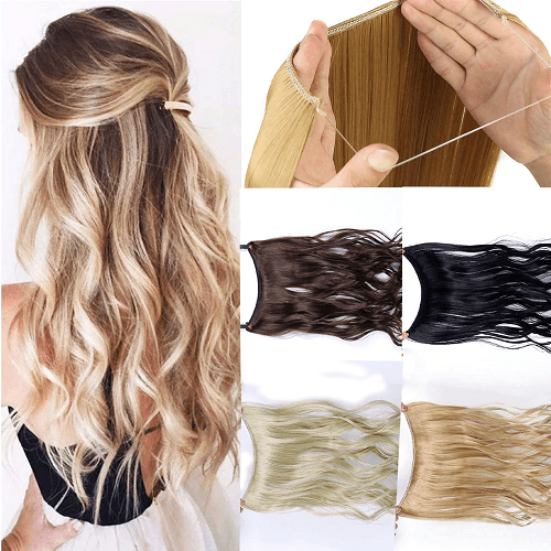 Invisible Halo Hair Extensions 3