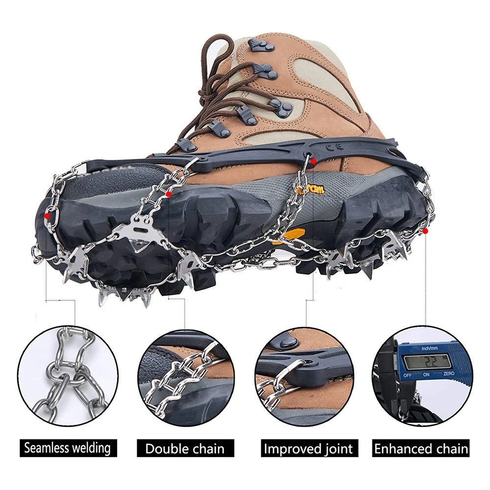 19 Spike Anti Slip Ice Crampons 3