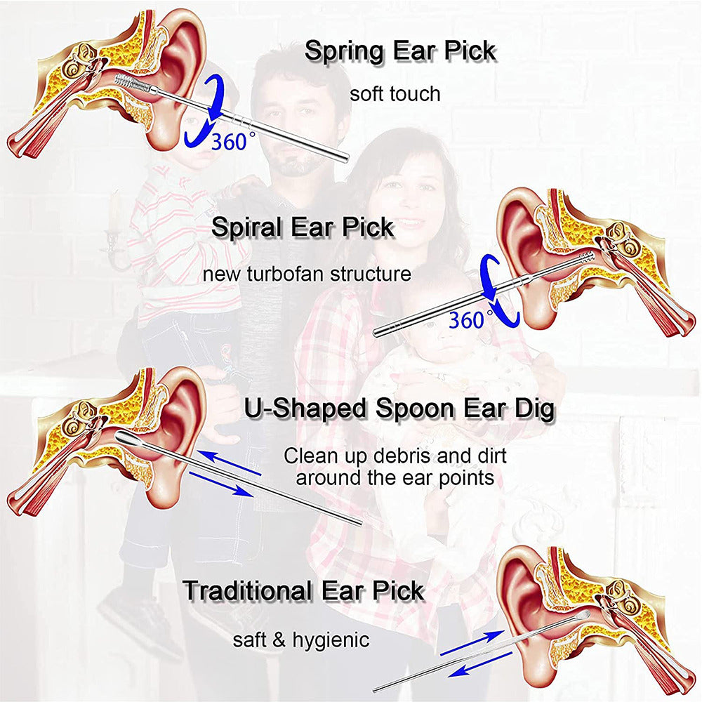 6PCS EarWax Cleaner Tool Set 3