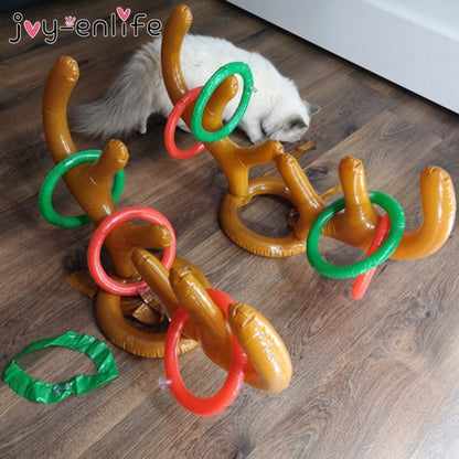 Christmas Reindeer Ring Toss Game-Standard Set 3
