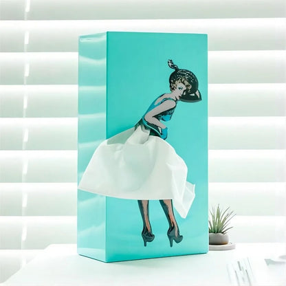 Skirt Girl Tissue Box Cover 3