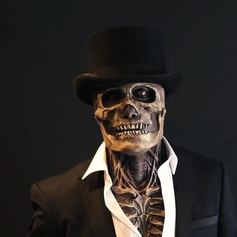 Full Head Skeleton Halloween Mask 3