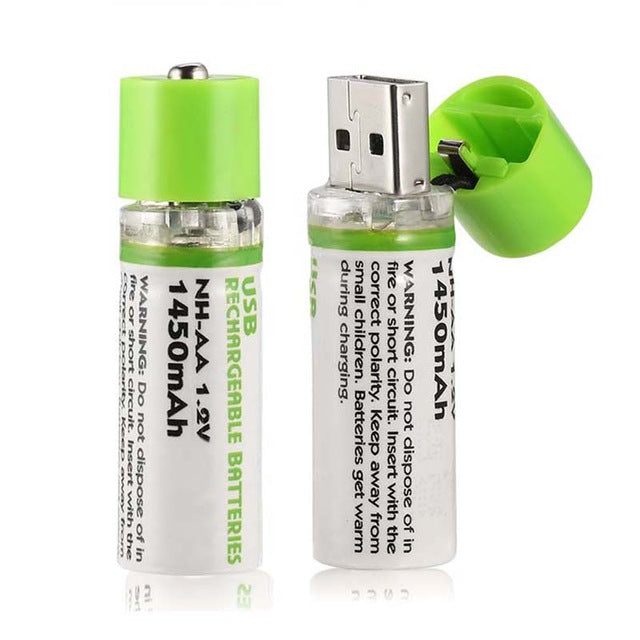USB Rechargeable AA Batteries (2Pcs) 3