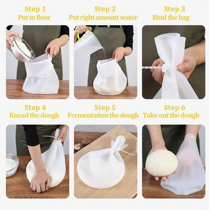 Food Grade Silicone Dough Kneading Bag 3