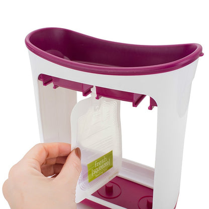 DIY Baby Food Squeeze Station 3