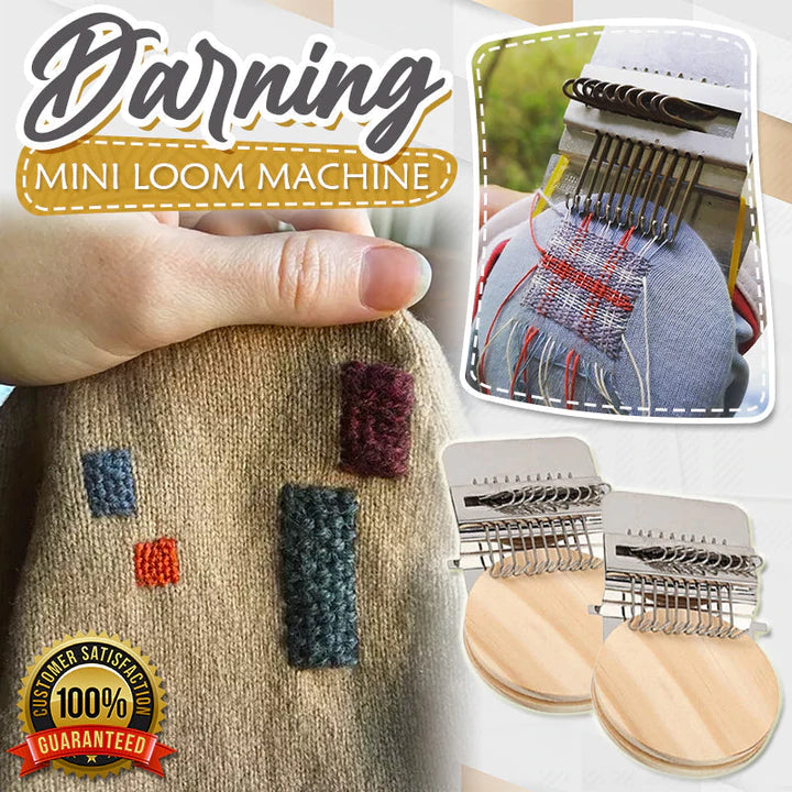 Darning Mini Wooden Loom Machine 3