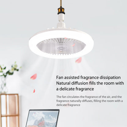 360 Rotating Smart Ceiling Fan MultiColor LED Light 3