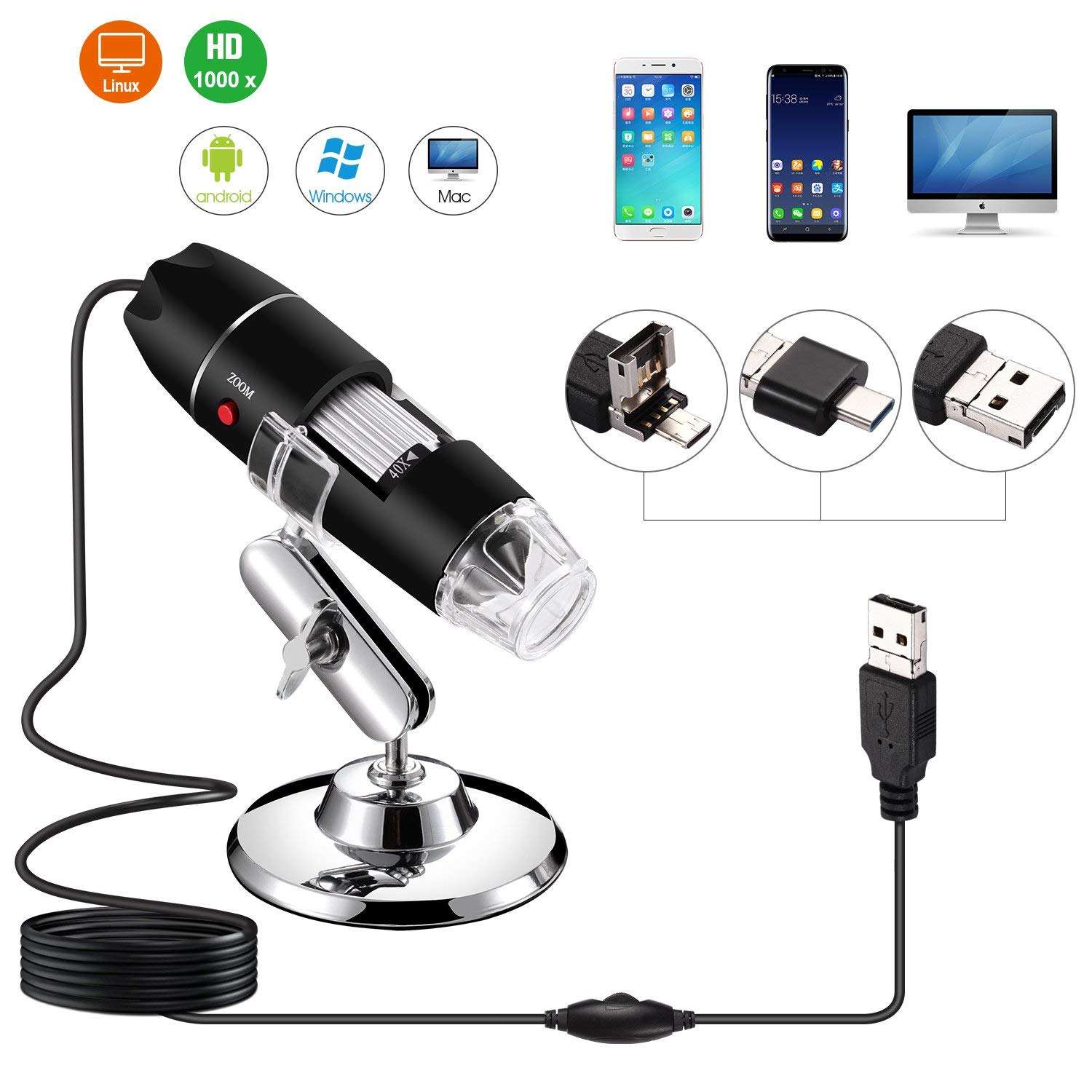 1000x Zoom USB Microscope Camera 3