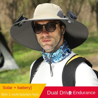 Solar Powered Fan Hat 3
