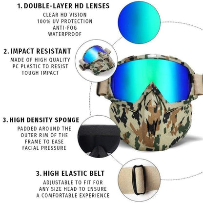 Premium full face snow mask 3