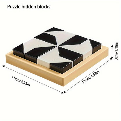 Spatial Thinking Hidden Building Blocks Puzzle Game 3