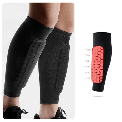 ? Honeycomb Impact Protection Compression Shin Sleeves 3