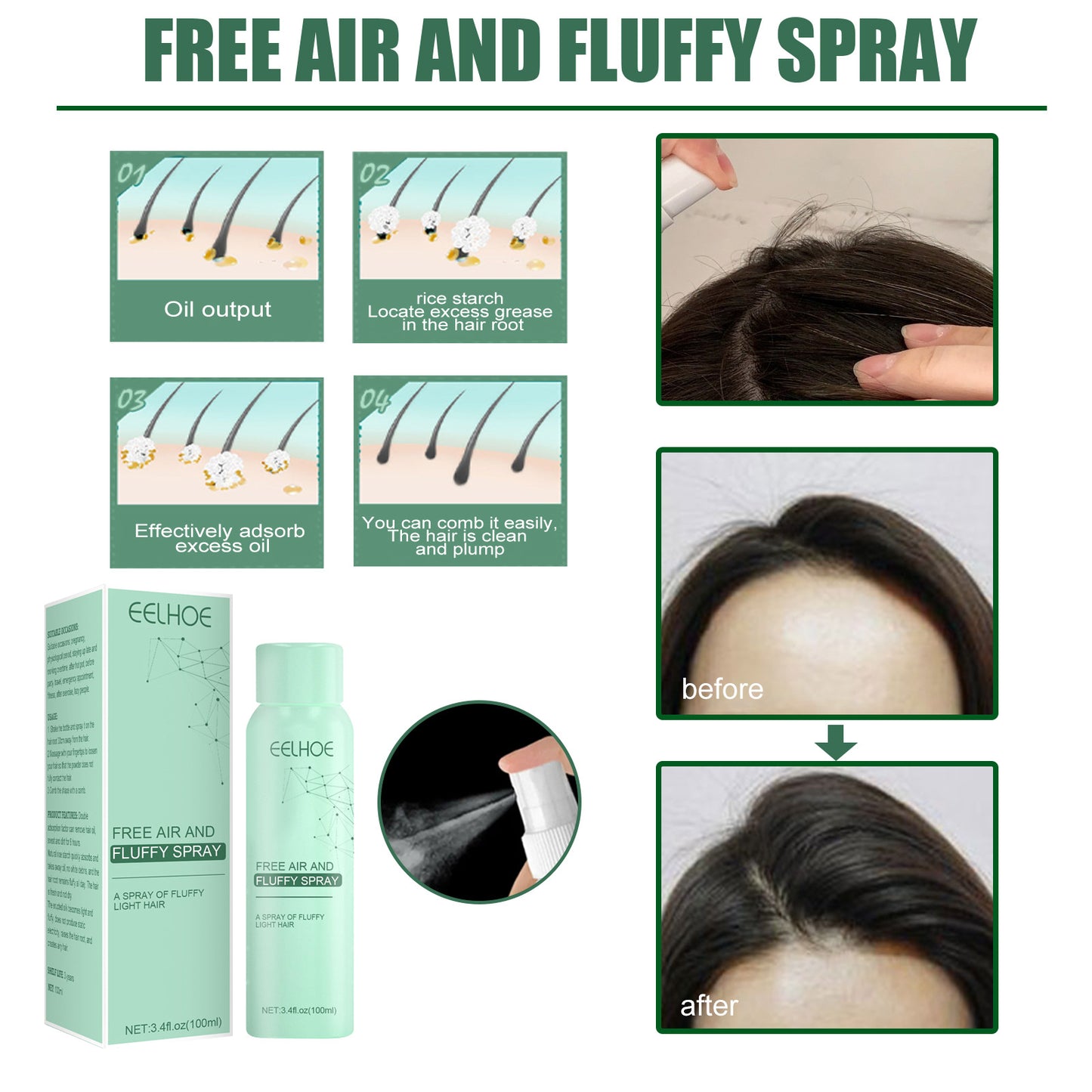Magic Dry Hair Spray 3