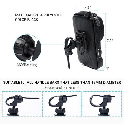 Waterproof Motorcycle Phone Mount 3