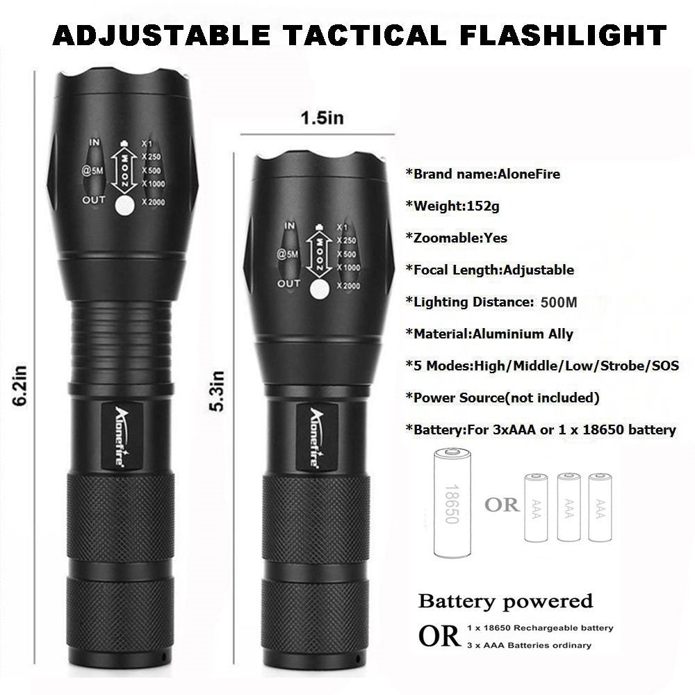 G900 TACTICAL MILITARY FLASHLIGHT 3