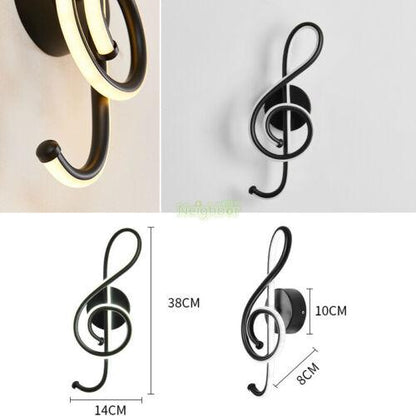 Treble Clef Wall Lamp 3