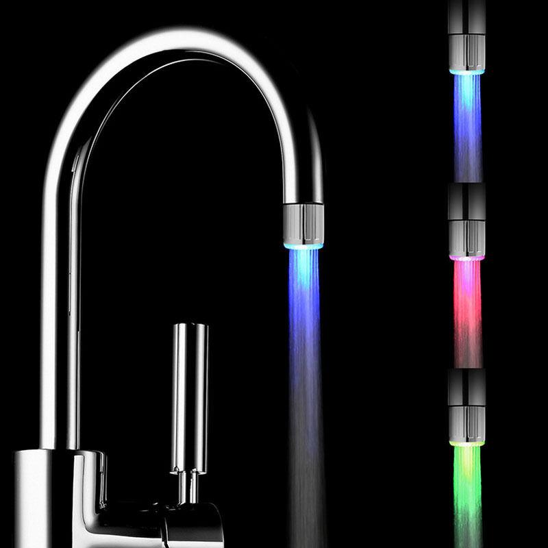 LED Colorful Glow Faucet Light 3