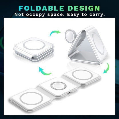 Foldable 3-in-1 Wireless Charger 3