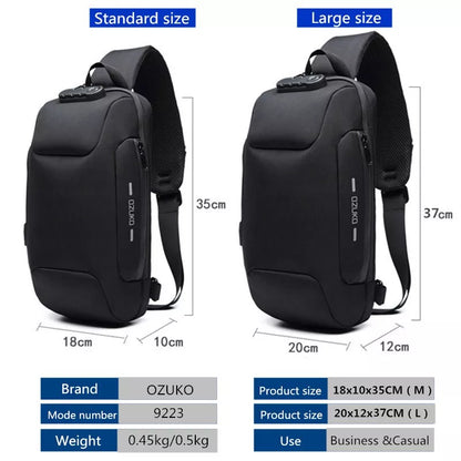 Anti-theft Waterproof Solid Crossbody Bag 3