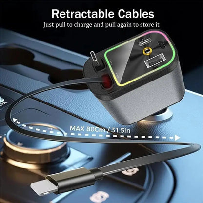 Car Phone Charger With Star Light 3