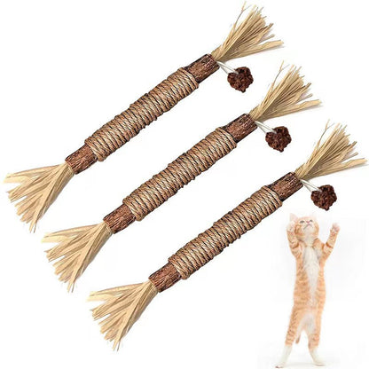 Natural Silvervine Stick Cat Chew Toy-2pcs 3