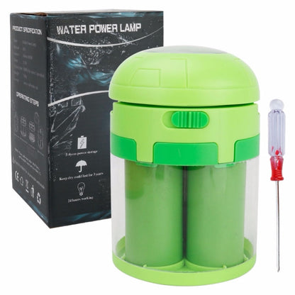 LED Salt Water Chemical Powered Night Light Portable Desk Lamp 3