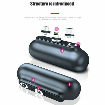 Mini Magnetic Charger Power Bank 3