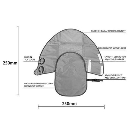Foldable Changing Pad and Diaper Bag 3