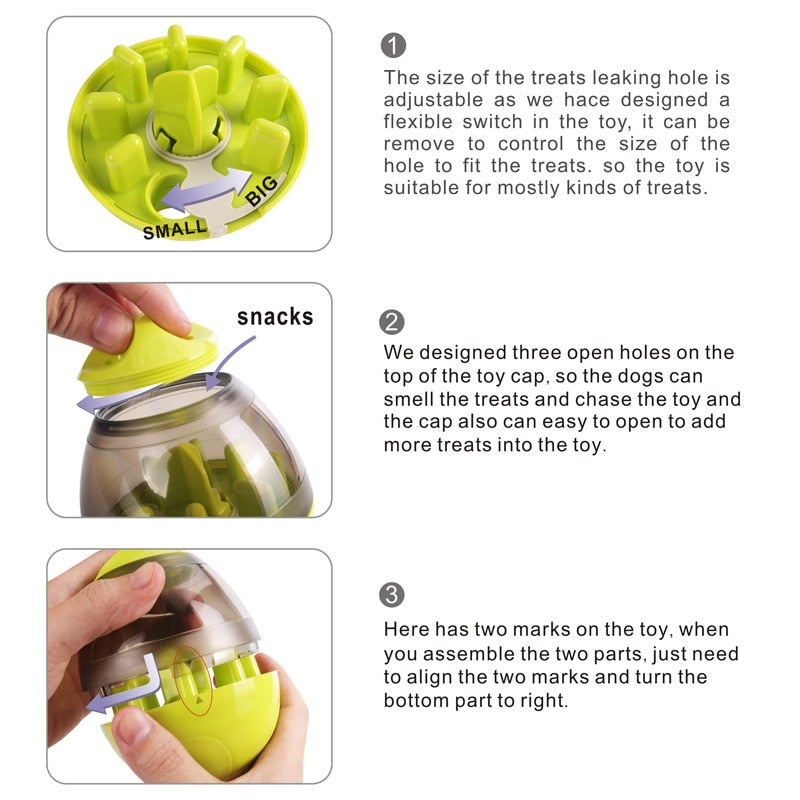 Interactive Pet Food Dispenser Toy 3