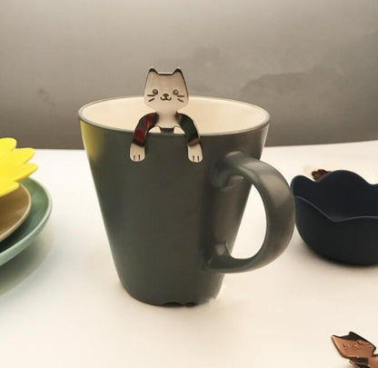 STAINLESS STEEL CAT TEASPOONS 3